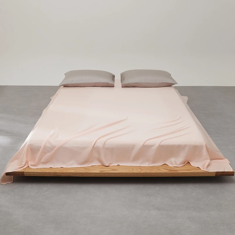 1pc Natural Mulberry Silk Flat Bed Sheet Solid Color Bedding Sheets 100% Silk Bedspreads for Twin Full Double Queen King Size