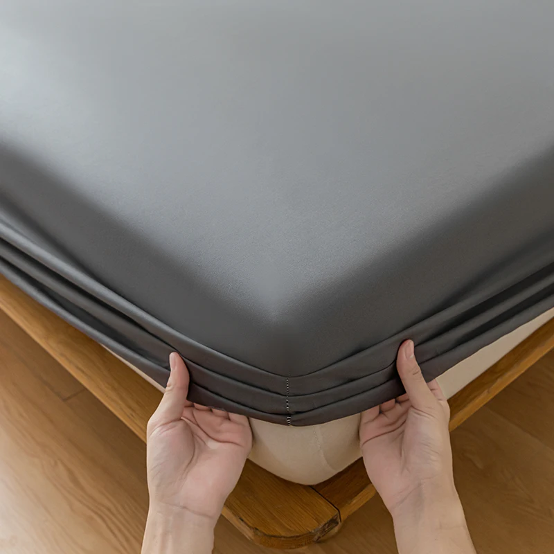 Waterproof Mattress Protector Breathable Smooth Mattress Cover Anti-mite Bed Cover Twin Queen King Size Bed Elastic Fitted Sheet