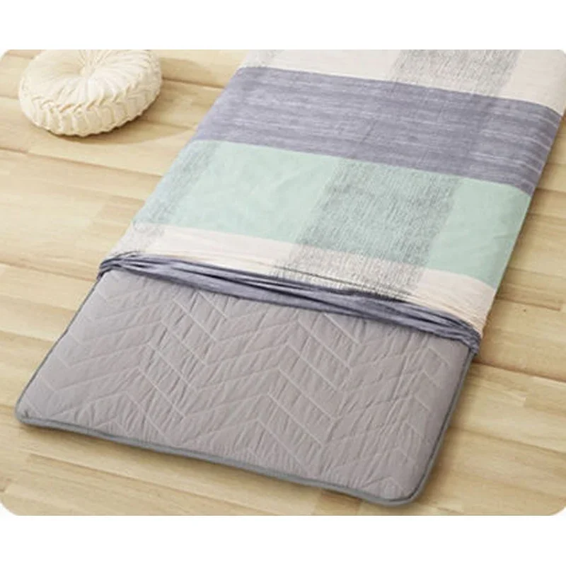 WASART Fully enclosed with zipper mattress protector cover geometric printed baby couple single double bed sheet protection pad