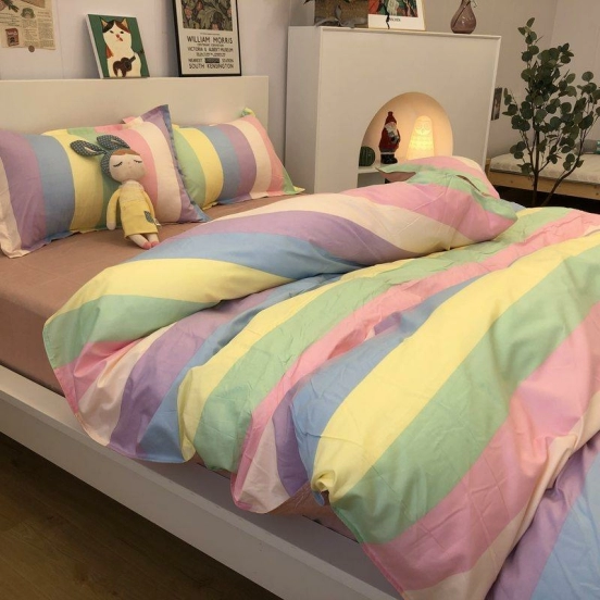 Bedsheet Set with Pillow ... Duvet Cover 140x200 King Size Bedspreads In Offer...Bed Linen 135x200 Luxury Bedding Set